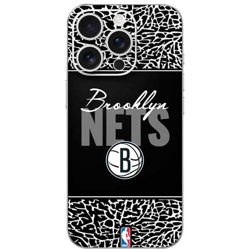 NBA Brooklyn Nets Elephant Print iPhone 16 Pro Skin